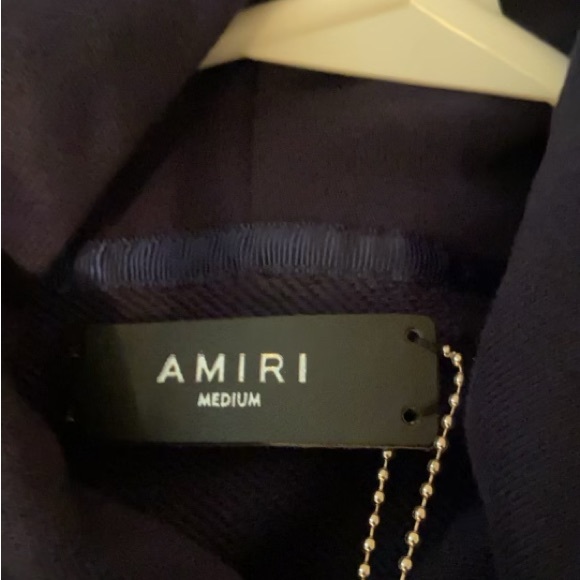 Barley used amiri hoodie worm twice - Picture 3 of 6